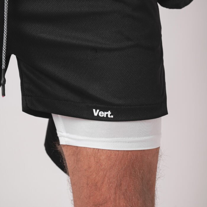Stan Tennis & Padel Shorts – with White Liner - Black, XS