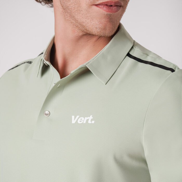 Max Tennis & Padel Polo - Pale Sage Green, XS