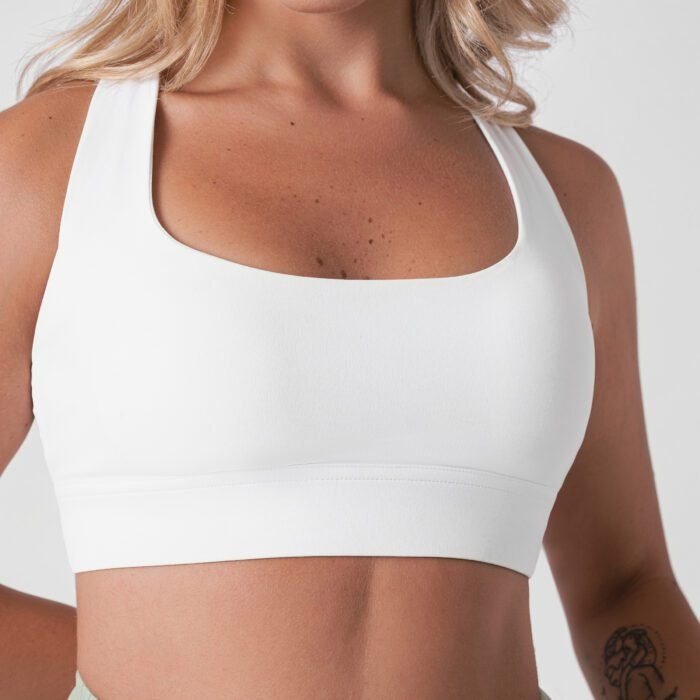 White Sports Bra - XL