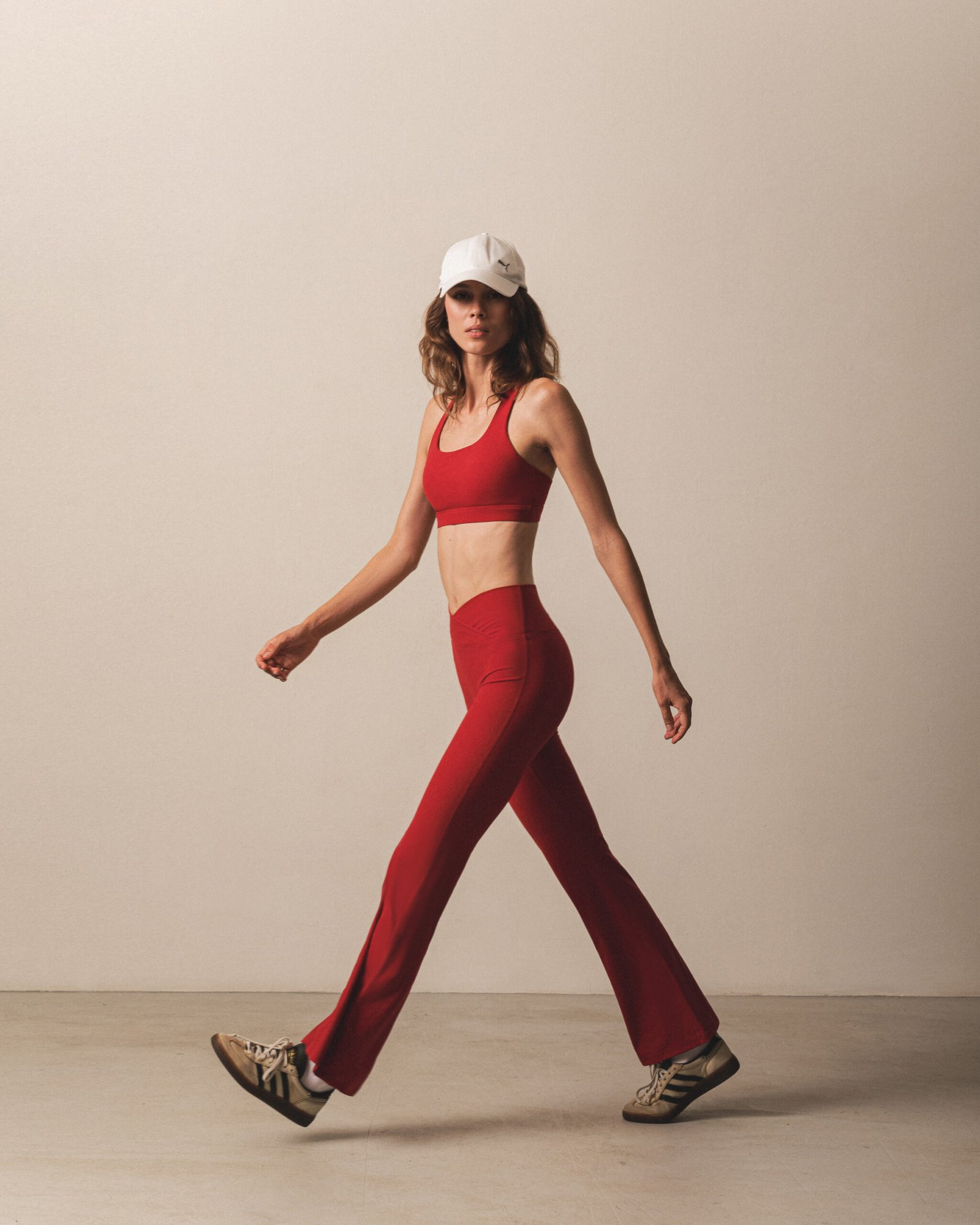Vesper V-Waist Flare Leggings (Soft Velvet Touch) - Image 2