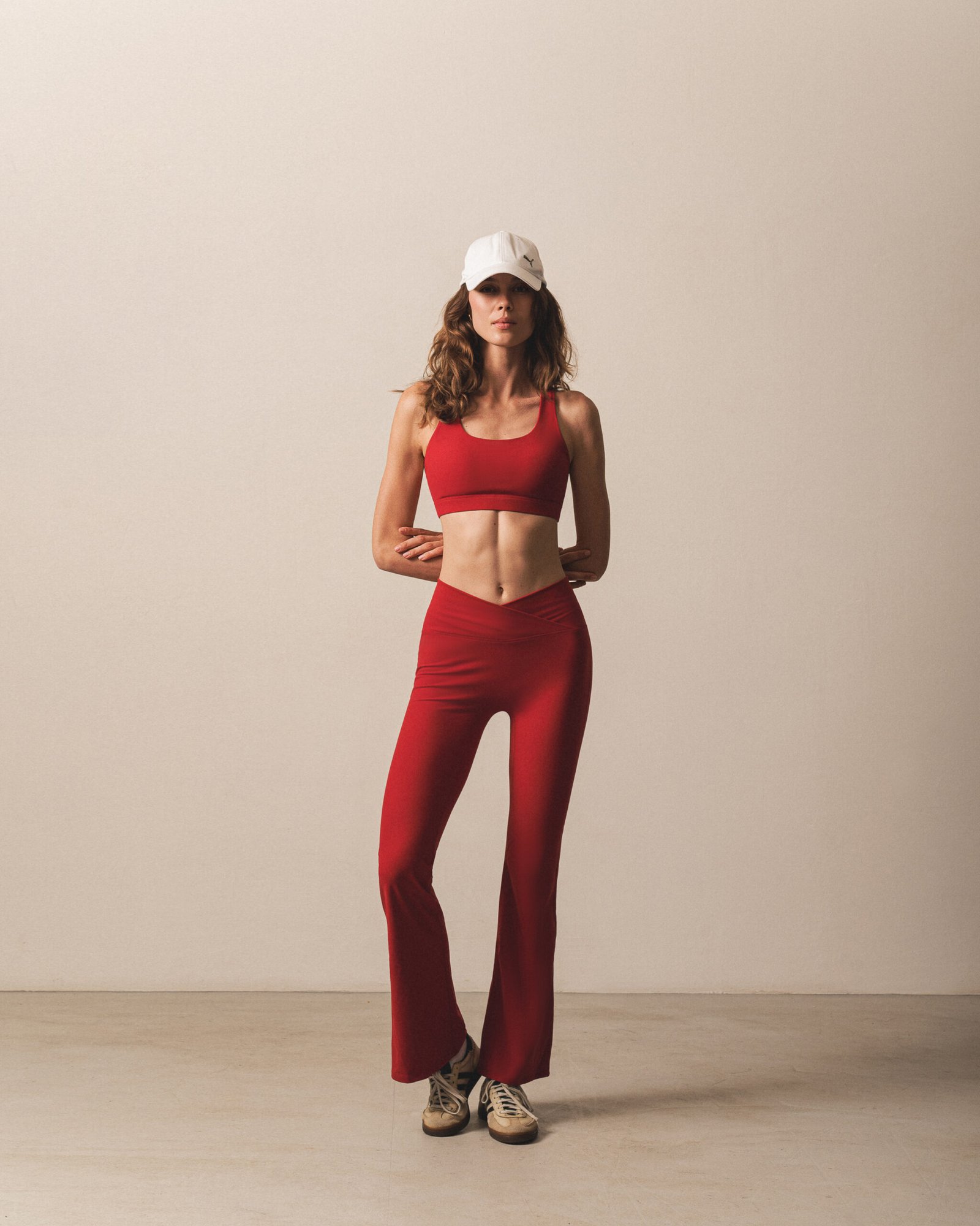 Vesper V-Waist Flare Leggings (Soft Velvet Touch) - Image 4