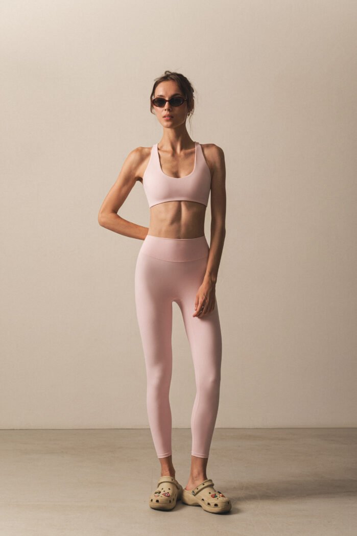 Bloom Leggings - L, Sorbet Pink